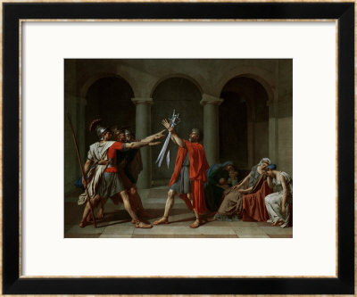 The Oath Of The Horatii by Jacques-Louis David Pricing Limited Edition Print image