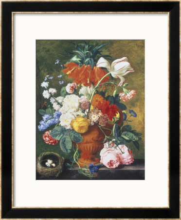 Vase Of Rich Summer Flowers by Jan Van Huysum Pricing Limited Edition Print image