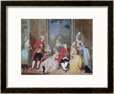 The Salon Of Philippe Egalite Duc D'orleans by Carmontelle Pricing Limited Edition Print image