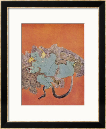 Garuda The Eagle Who Became Vishnu's Mount by Nanda Lal Bose Pricing Limited Edition Print image