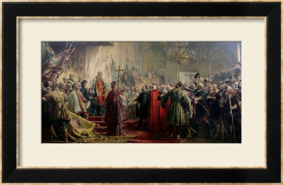 Emperor Franz Joseph I And Empress Elizabeth In Budapest, 8Th July 1896 by Gyula Benczur Pricing Limited Edition Print image