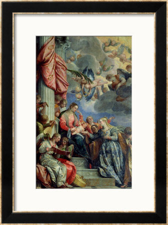 The Mystic Marriage Of St. Catherine by Paolo Veronese Pricing Limited Edition Print image