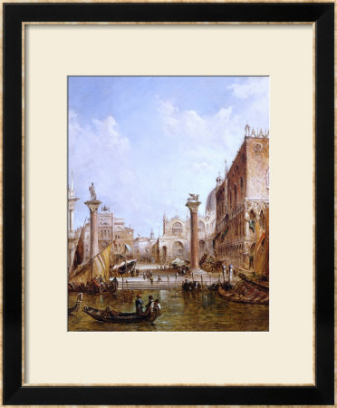 The Columns Of St. Marks, Venice, 1887 by Alfred Pollentine Pricing Limited Edition Print image