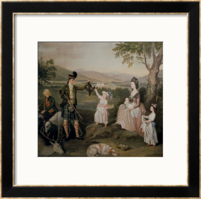 John, The 4Th Duke Of Atholl And His Family, 1780 by David Allan Pricing Limited Edition Print image
