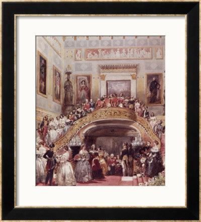 State Ball At Buckingham Palace, 5Th July 1848 by Eugene Louis Lami Pricing Limited Edition Print image
