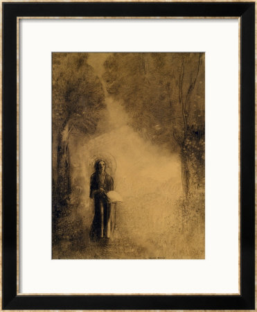 The Walker, Study For The Walking Buddha, 1890-95 by Odilon Redon Pricing Limited Edition Print image