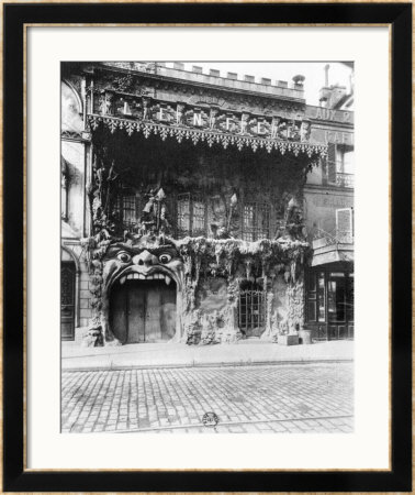 The Cabaret De L'enfer In Paris, 53 Boulevard De Clichy, Circa 1900 by Eugene Atget Pricing Limited Edition Print image