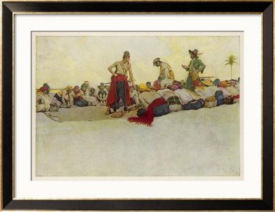 Pirates Dividing The Treasure by Howard Pyle Pricing Limited Edition Print image