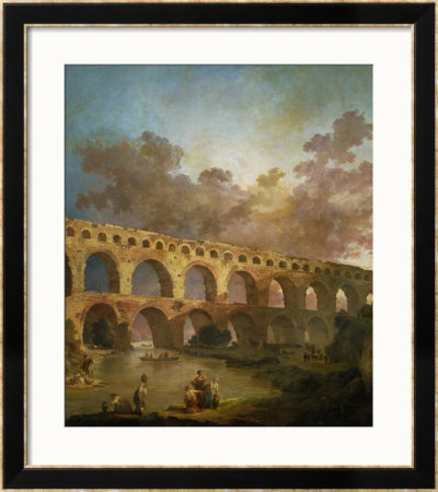 Le Pont Du Gard, 1787 by Hubert Robert Pricing Limited Edition Print image