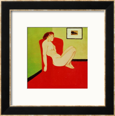 Seated Female Nude, 1897 by Felix Vallotton Pricing Limited Edition Print image