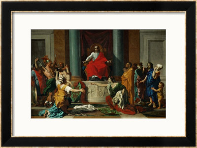 Judgment Of Solomon, 1649 by Nicolas Poussin Pricing Limited Edition Print image