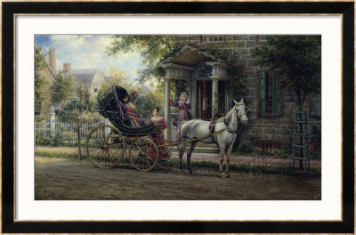 Stopping For A Chat by Edward Lamson Henry Pricing Limited Edition Print image