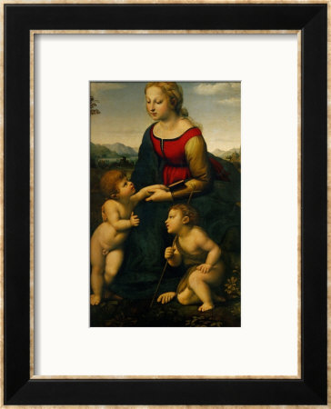 Madonna And Child With St. John The Baptist, 1507 by Raphael Pricing Limited Edition Print image