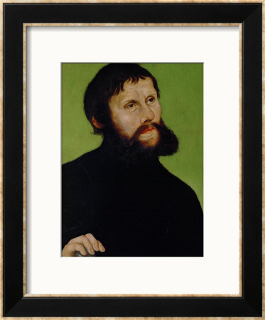 Martin Luther As Junker Joerg, Disguised As A Country Squire, 1521-22 by Lucas Cranach The Elder Pricing Limited Edition Print image