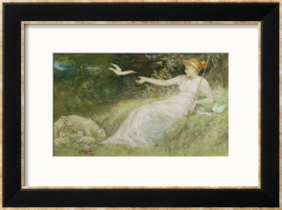 Rural Idyll by Frederick Stuart Church Pricing Limited Edition Print image