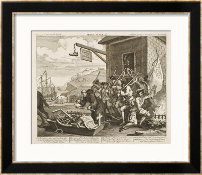 The Invasion, France by William Hogarth Pricing Limited Edition Print image