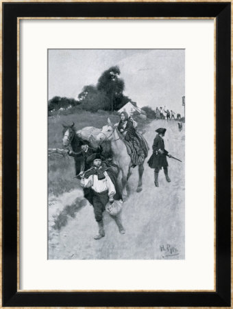 Tory Refugees On Their Way To Canada, Illustration From Colonies And Nation By Woodrow Wilson by Howard Pyle Pricing Limited Edition Print image