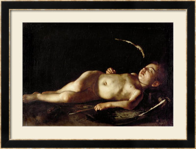 Sleeping Cupid, 1608 by Caravaggio Pricing Limited Edition Print image