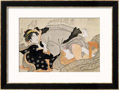 A Shunga Scene by Katsukawa Shunsho Pricing Limited Edition Print image