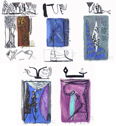 Portfoiio (5 Estampes) by Gerard Garouste Pricing Limited Edition Print image