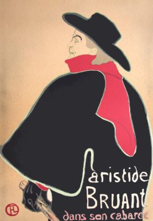 Aristide Bruant Dans Son Cabaret I by Henri De Toulouse-Lautrec Pricing Limited Edition Print image