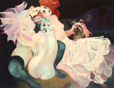 Pierrette Et Colombine by Emilia Castaneda Pricing Limited Edition Print image