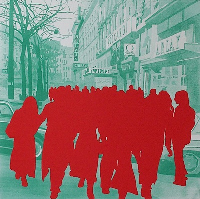 Boulevard Des Itaiiens : La Jeunesse En Mouvement by Gerard Fromanger Pricing Limited Edition Print image