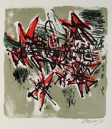 Vol D'oiseaux A La Tombee Du Jour by Guillaume Corneille Pricing Limited Edition Print image
