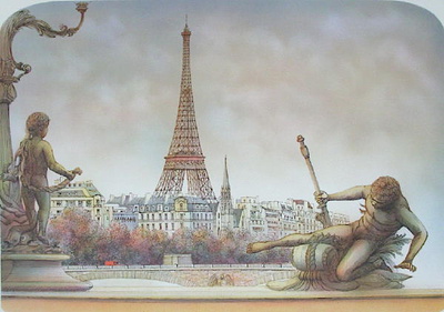 Paris, Tour Eiffel Depuis Le Pont Alexandre Iii by Rolf Rafflewski Pricing Limited Edition Print image