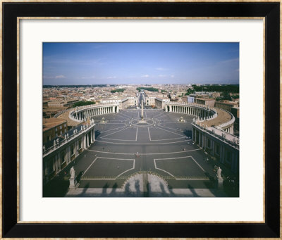 View Of The Piazza, 1656-67 by Giovanni Lorenzo Bernini Pricing Limited Edition Print image
