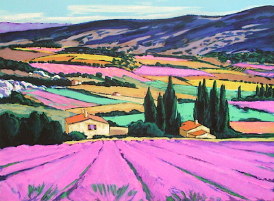 Provence : Champs De Lavandes by Jean Claude Quilici Pricing Limited Edition Print image