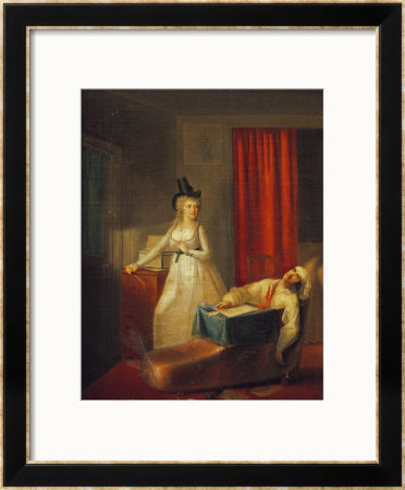 The Murder Of Marat, 13Th July 1793 by Jean-Jacques Hauer Pricing Limited Edition Print image