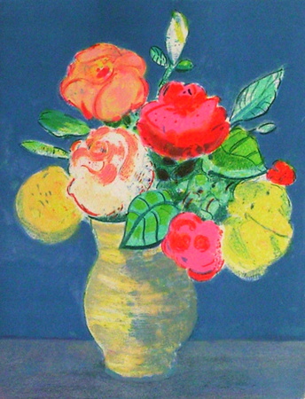 Bouquet Au Vase Jaune by Gilles Gorriti Pricing Limited Edition Print image