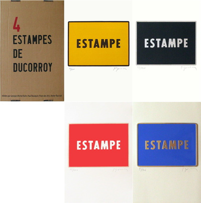 4 Estampes De Ducorroy by Joël Ducorroy Pricing Limited Edition Print image