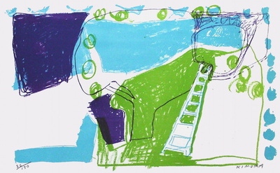 L'echelle A L'arbre by Chuta Kimura Pricing Limited Edition Print image