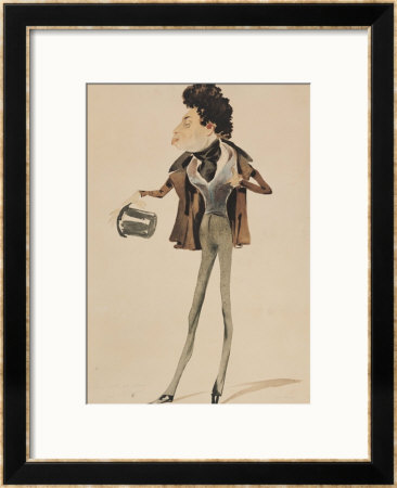 Caricature Of Alexander Dumas Pere by Pierre Luc Charles Ciceri Pricing Limited Edition Print image