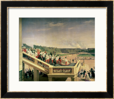 Court Banquet In The Gardens Of Schonbrunn Palace On The Anniversary Of The Military Order by Fritz L'allemand Pricing Limited Edition Print image