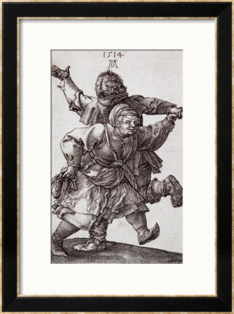 Peasants Dancing, 1514 by Albrecht Durer Pricing Limited Edition Print image
