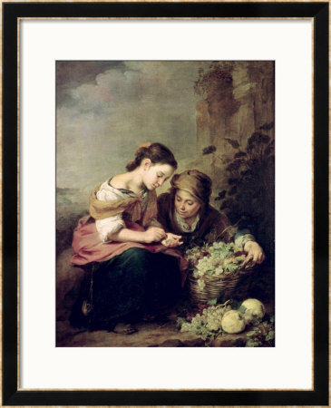 The Little Fruit-Seller, 1670-75 by Bartolome Esteban Murillo Pricing Limited Edition Print image