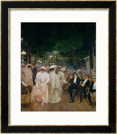 The Gardens Of Paris, Or The Beauties Of The Night, 1905 by Jean Beraud Pricing Limited Edition Print image