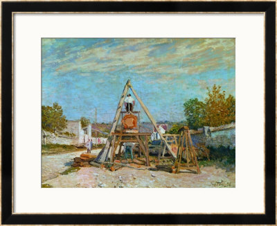 Sawing Wood, 1867 by Alfred Sisley Pricing Limited Edition Print image