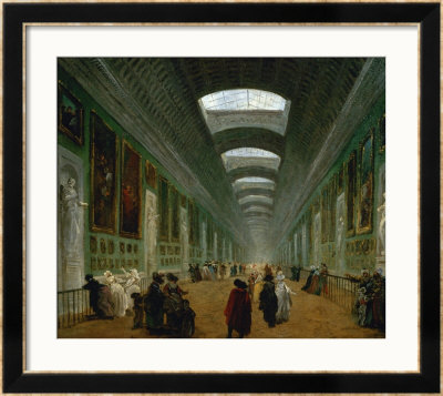 Projet D'amenagement De La Grande Galerie Du Louvre by Hubert Robert Pricing Limited Edition Print image