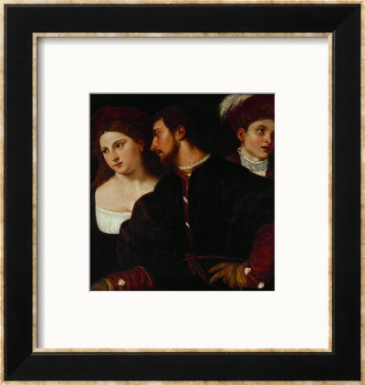 Self-Portrait With Friends by Titian (Tiziano Vecelli) Pricing Limited Edition Print image