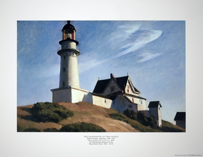 The Lighthouse At Two Lights by Edward Hopper Pricing Limited Edition Print image