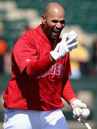 Tempe, Az - February 29: Los Angeles Angels Photo Day - Trevor Bell by Jamie Squire Pricing Limited Edition Print image