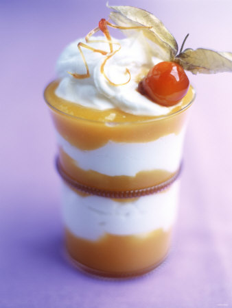 Layered Dessert With Mango And Cream Mousse by David Loftus Pricing Limited Edition Print image