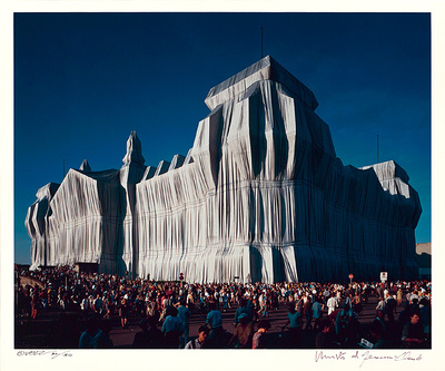 Reichstag Mappe I, 16 Uhr by Christo Pricing Limited Edition Print image