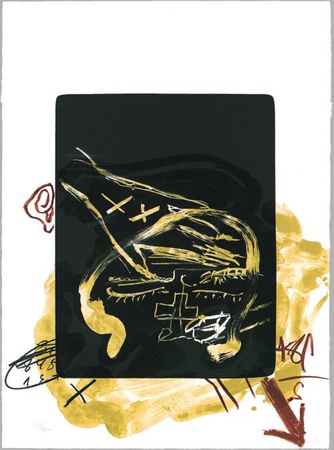 Main Sur Tête, C.1984 by Antoni Tapies Pricing Limited Edition Print image