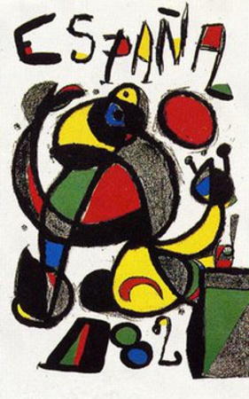 Copa Del Mundo De Futbol by Joan Miro Pricing Limited Edition Print image