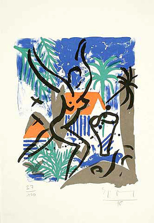 St. Tropez Dancer (Dumont) by Stefan Szczesny Pricing Limited Edition Print image